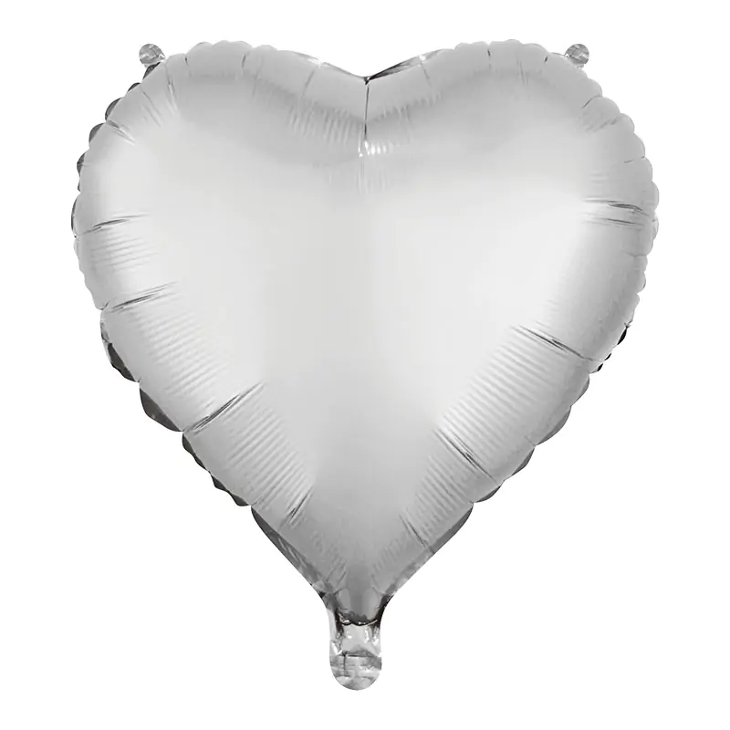 Silver Flat Heart